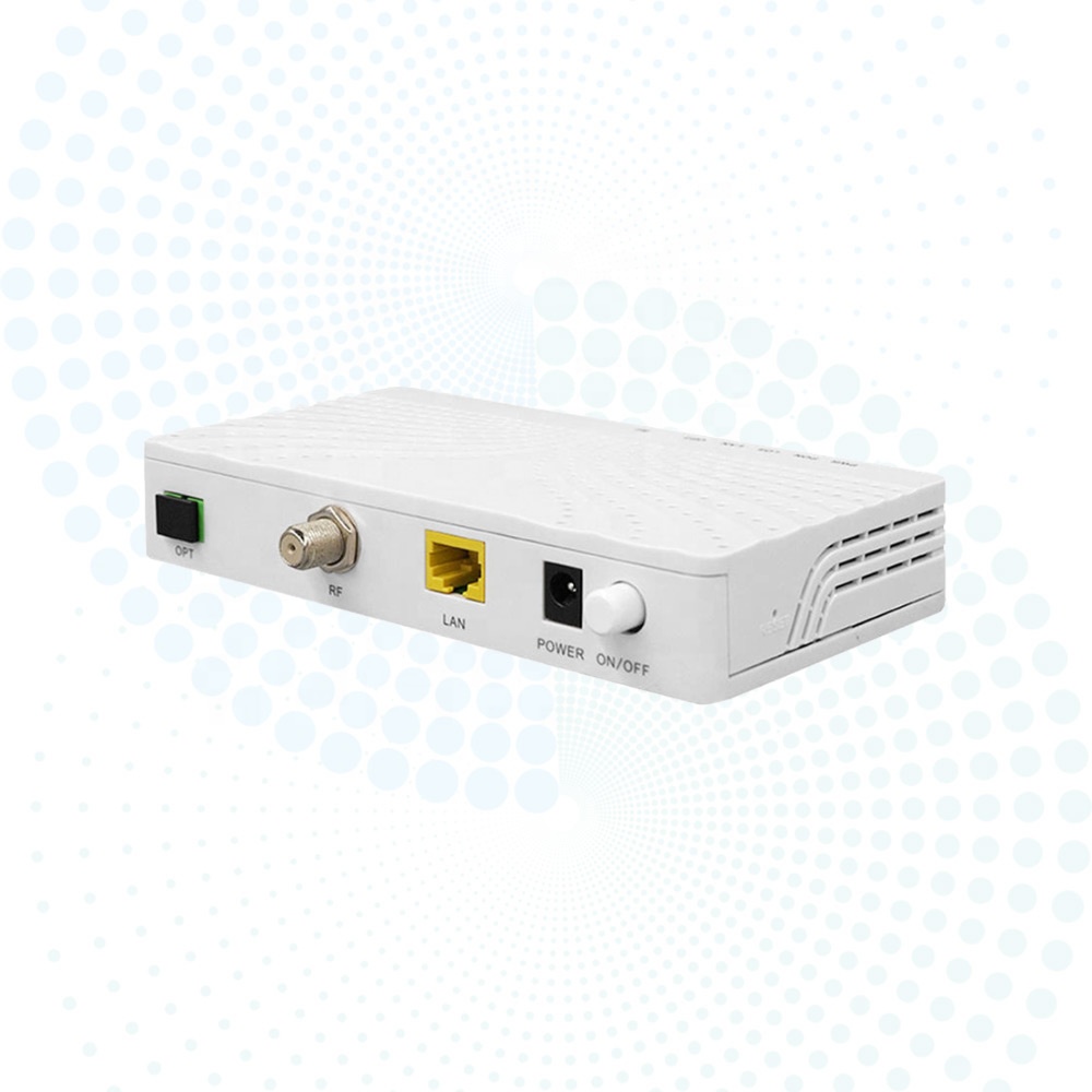 OEM FTTH XPON ONU 1GE + CATV RF Port Optical Fiber Modem Dual Mode GPON EPON Router HG1011