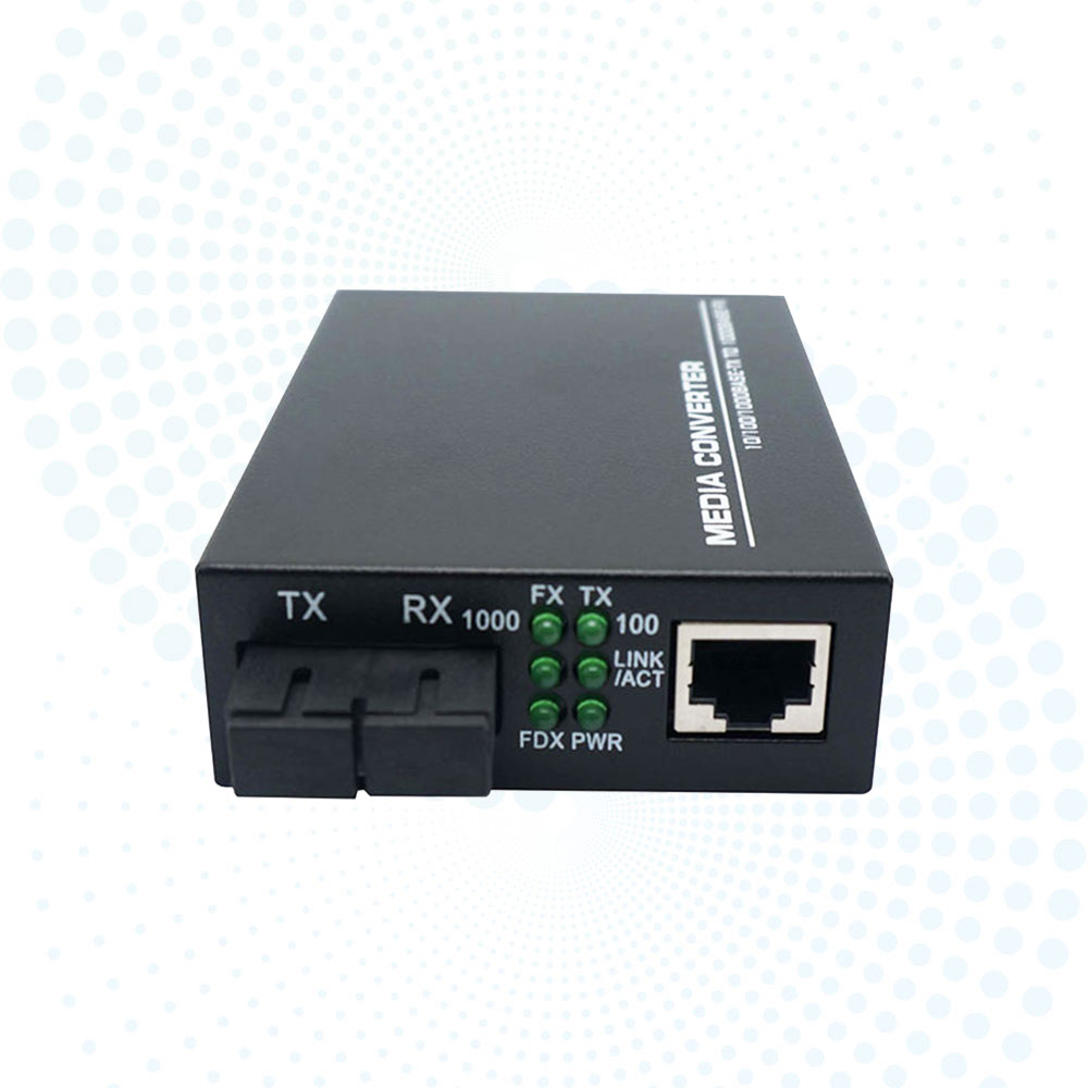 OEM Gigabit Fiber Media Converter 10/100/1000Mbps 20km Duplex SC DC5V for CCTV System