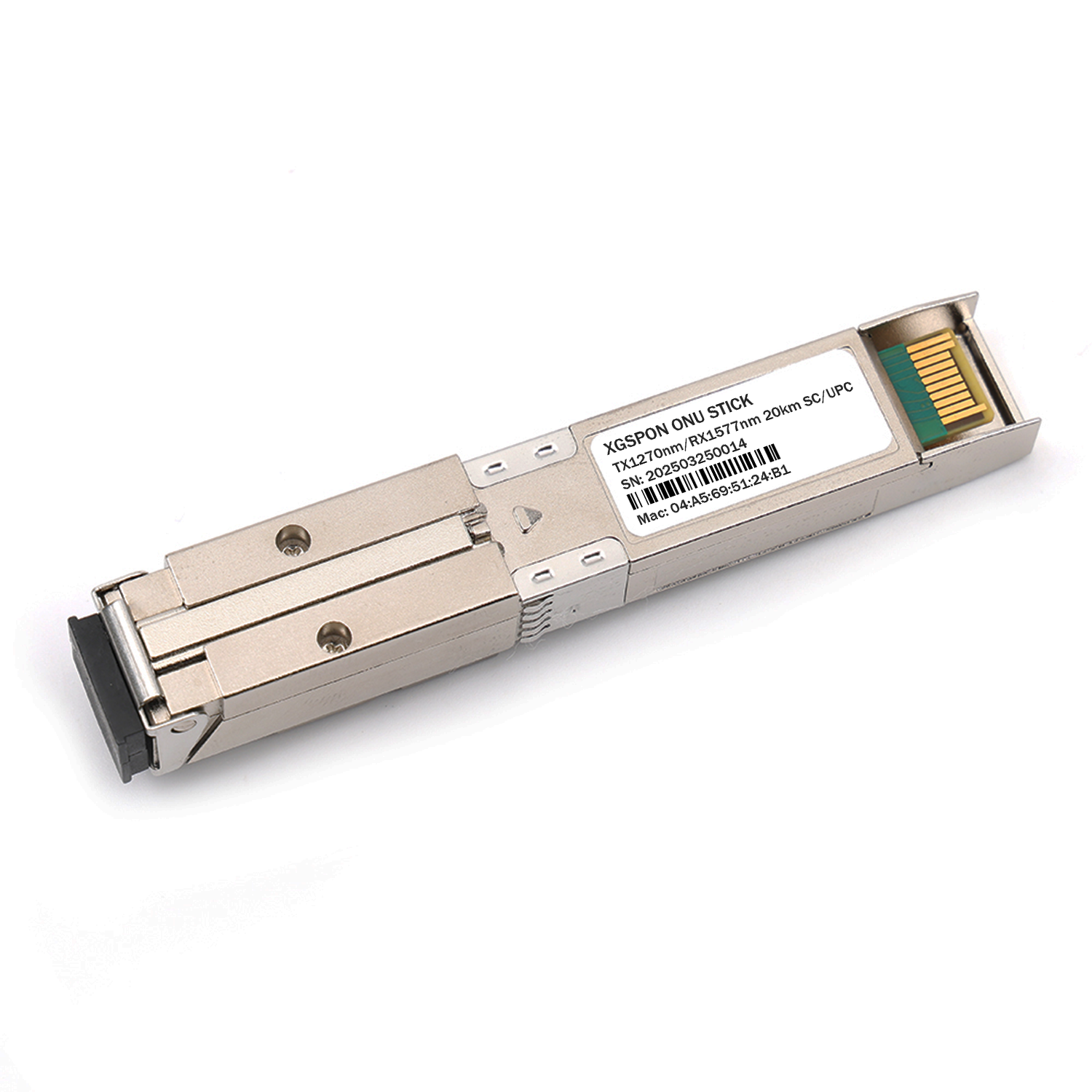 Newest 9.953G 1270/1577nm SC/APC/UPC XGSPON STICK ONU SFP+ Transceiver 20km for FTTH