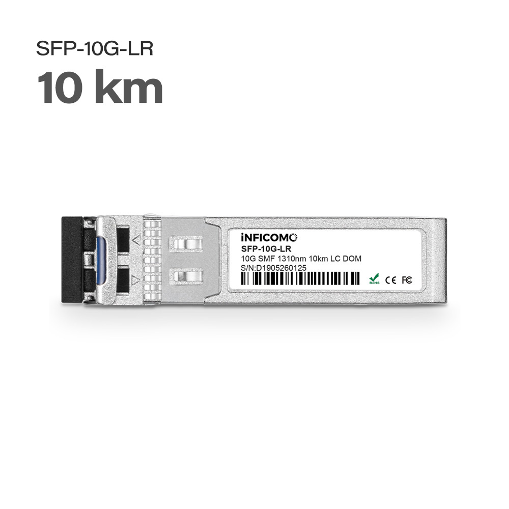 SFP+ Module 10G LR 10km 1310nm LC Connector SMF Fiber Optic Transceiver SFP-10G-LR