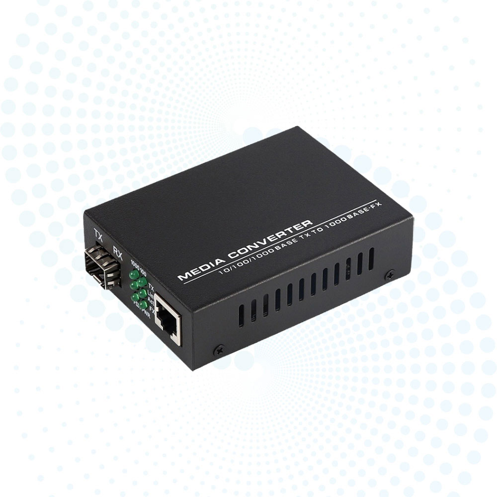 Reliable Quality Inficomo Gigabit 1*SFP Fiber Optic to 1*RJ45 Media Converter 10/100/1000Mbps for FTTN CCTV RoHS CE Certified