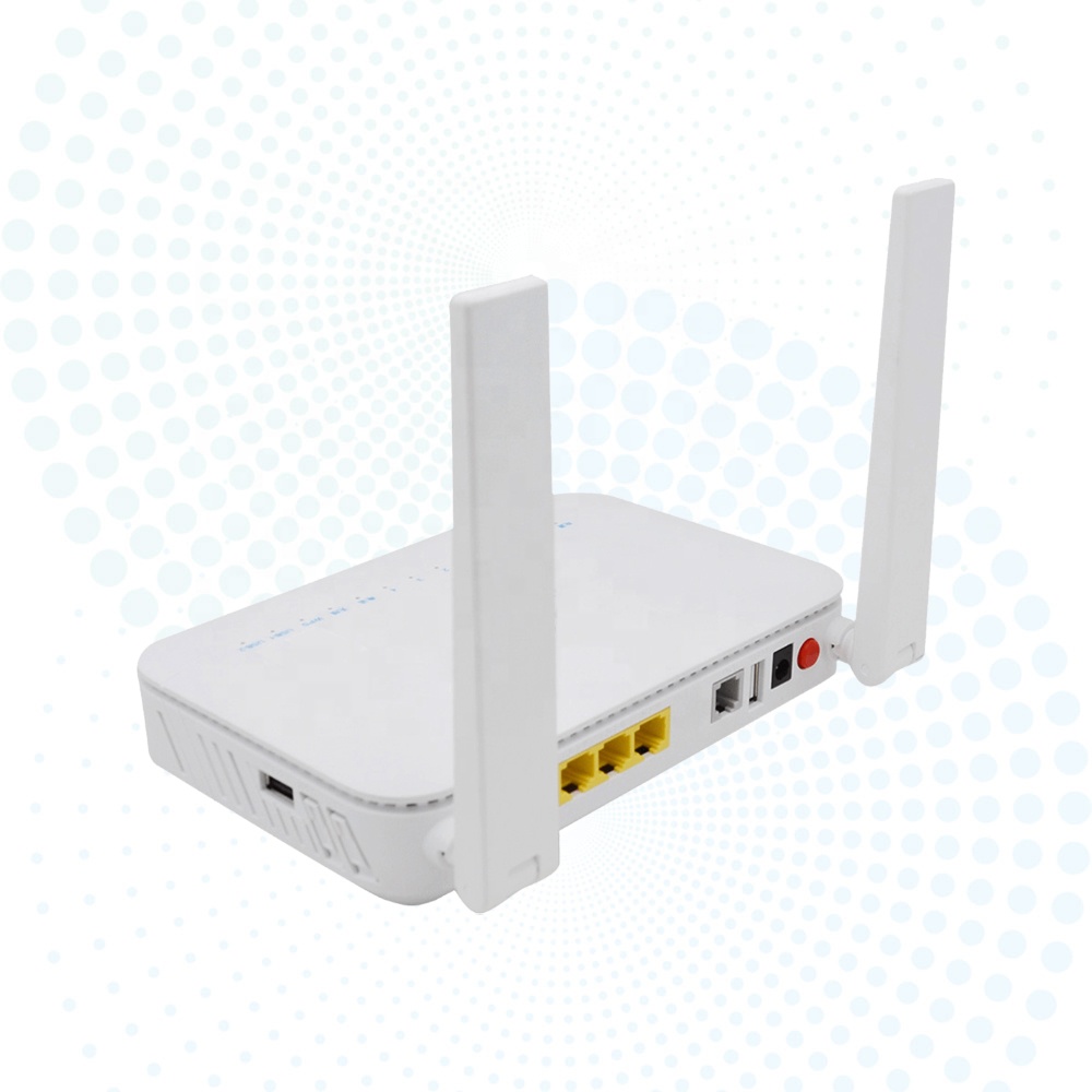 F6610M WiFi 6 GPON ONU 4GE+1TEL+2USB Dual Band AX3000 XPON ONT English Firmware Modem for FTTH Solution