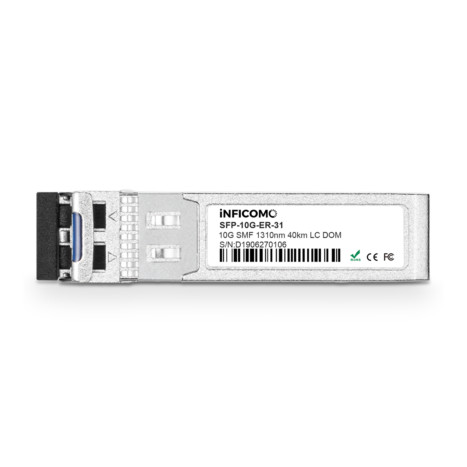 SFP-10G-ER 40KM 1310nm LC Connector DOM Fiber Optic Transceivers