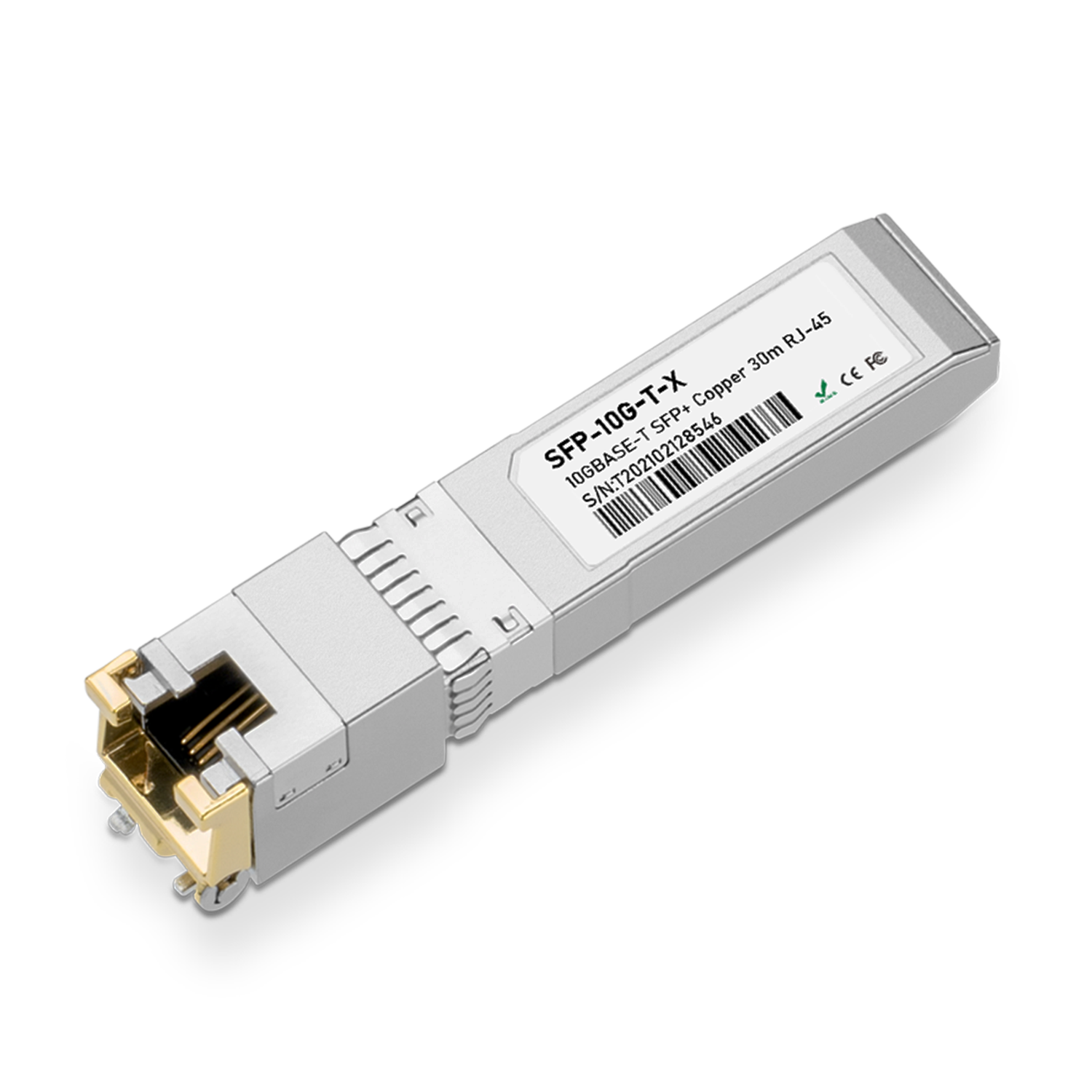 Interference-resistant 10G Copper Module SFP to RJ45 Photoelectric Conversion Fiber Optic Transceivers