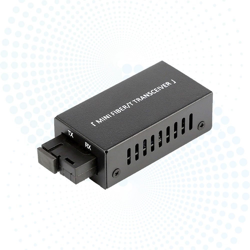 OEM Mini Gigabit Fiber Media Converter 10/100/1000Mbps 20km Bidi SC DC5V for CCTV