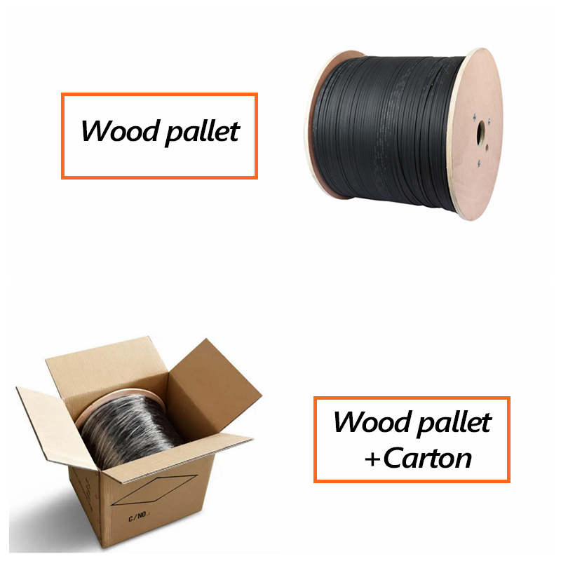 Drop Cable Fiber Optic Cable 1/2/4 core FTTH Outdoor GJYXCH Optic Fiber Cable