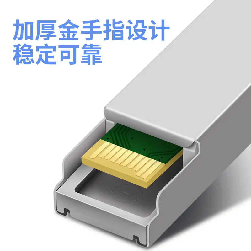 Thick gold-plated finger