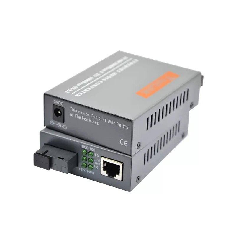 10/100/1000M Fiber Optic Transceiver Single Mode 3KM SC Rj45 Fiber Optical Gigabit Media Converter