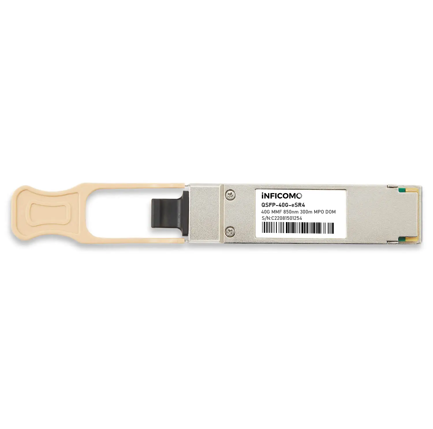 QSFP-40G-eSR4 Compatible 40G QSFP+ 850nm 300m MPO-12 Multi Mode DOM 2-Year Warranty Fiber Optic Transceiver Module