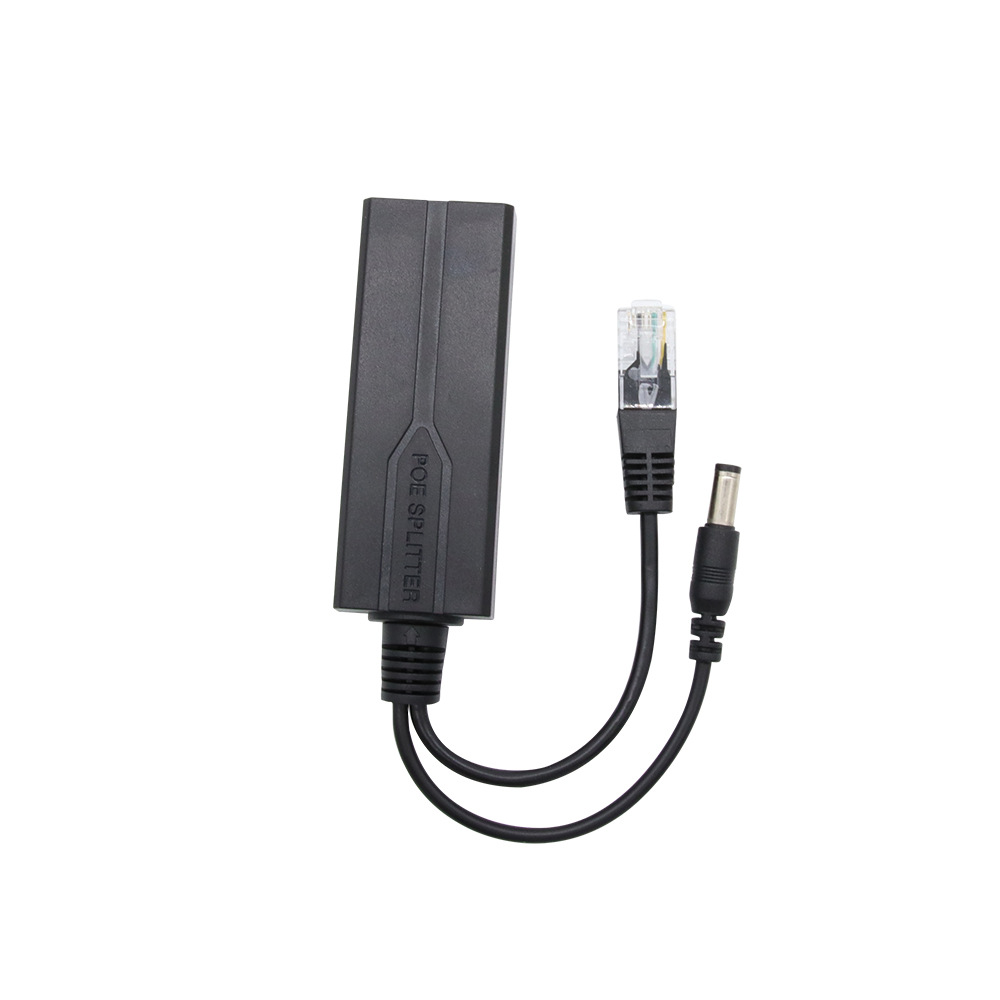 10/100/1000Mbps Standard 48V to 12V 30W Passive POE Splitter with 12 Months Warranty for CCTV System