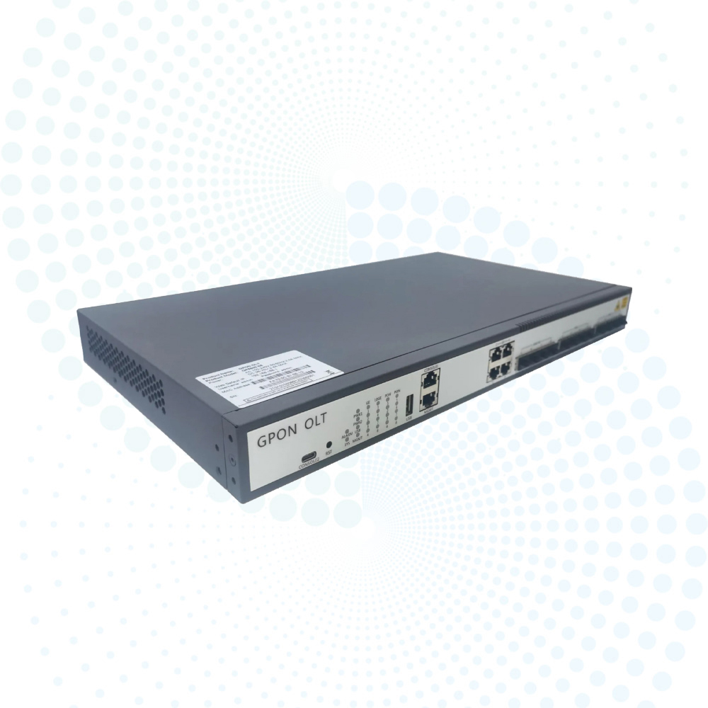 8-Port OLT Gpon Network FTTX with 8 PON & 4GE 2 1G SFP 2pcs 10G SFP 8 Uplink Fiber Optic Equipment