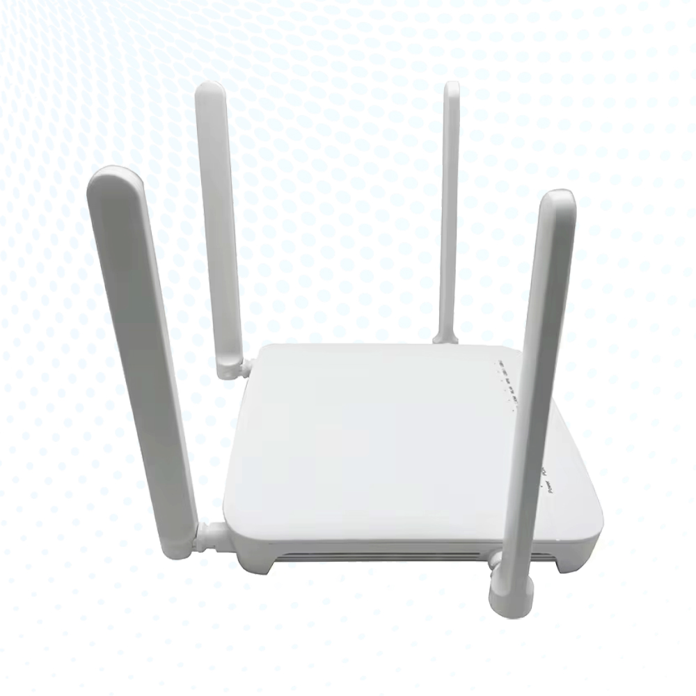 XPON ONU F680 4GE Dual Band 2.4G/5G WiFi Fiber ONT Modem with POTS USB for FTTX