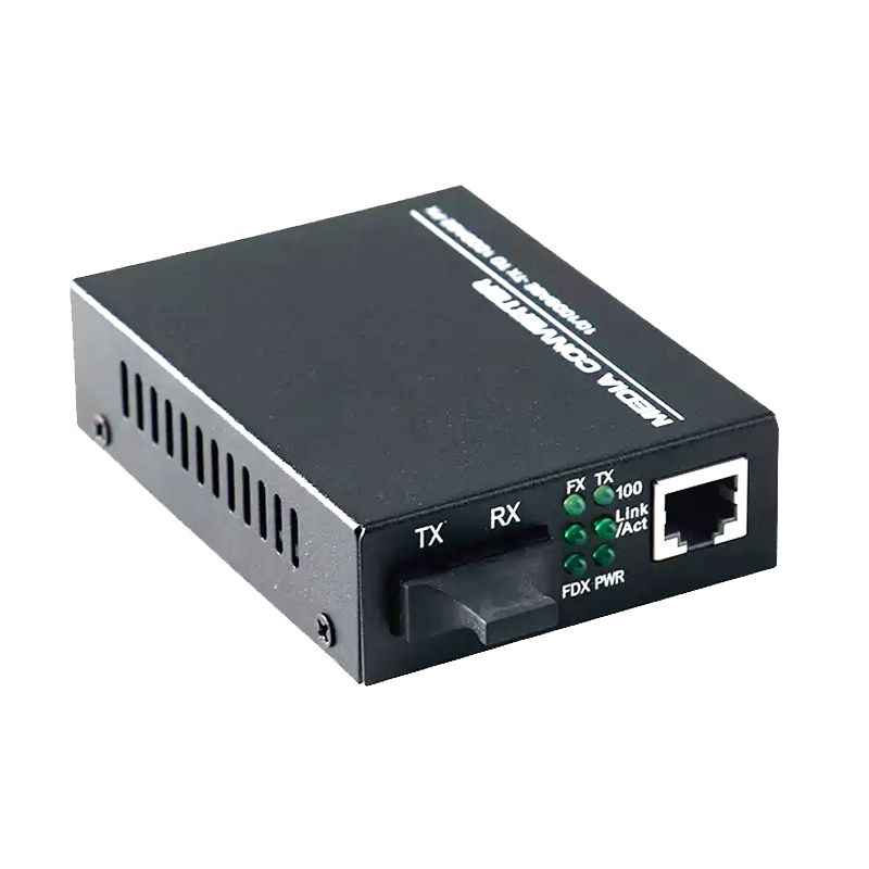 Plug-and-play 100Mbps SM Duplex SC 20km Single Mode Dual Fiber Media Converter Inficomo RD-GS2401-LX CE RoHS Certified 1 Year