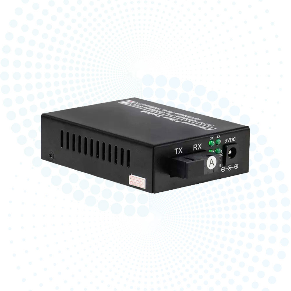 Factory Price 1FX 4TX Gigabit Fiber to Ethernet Converter 20km SC 10/100/1000Mbps Media Converter