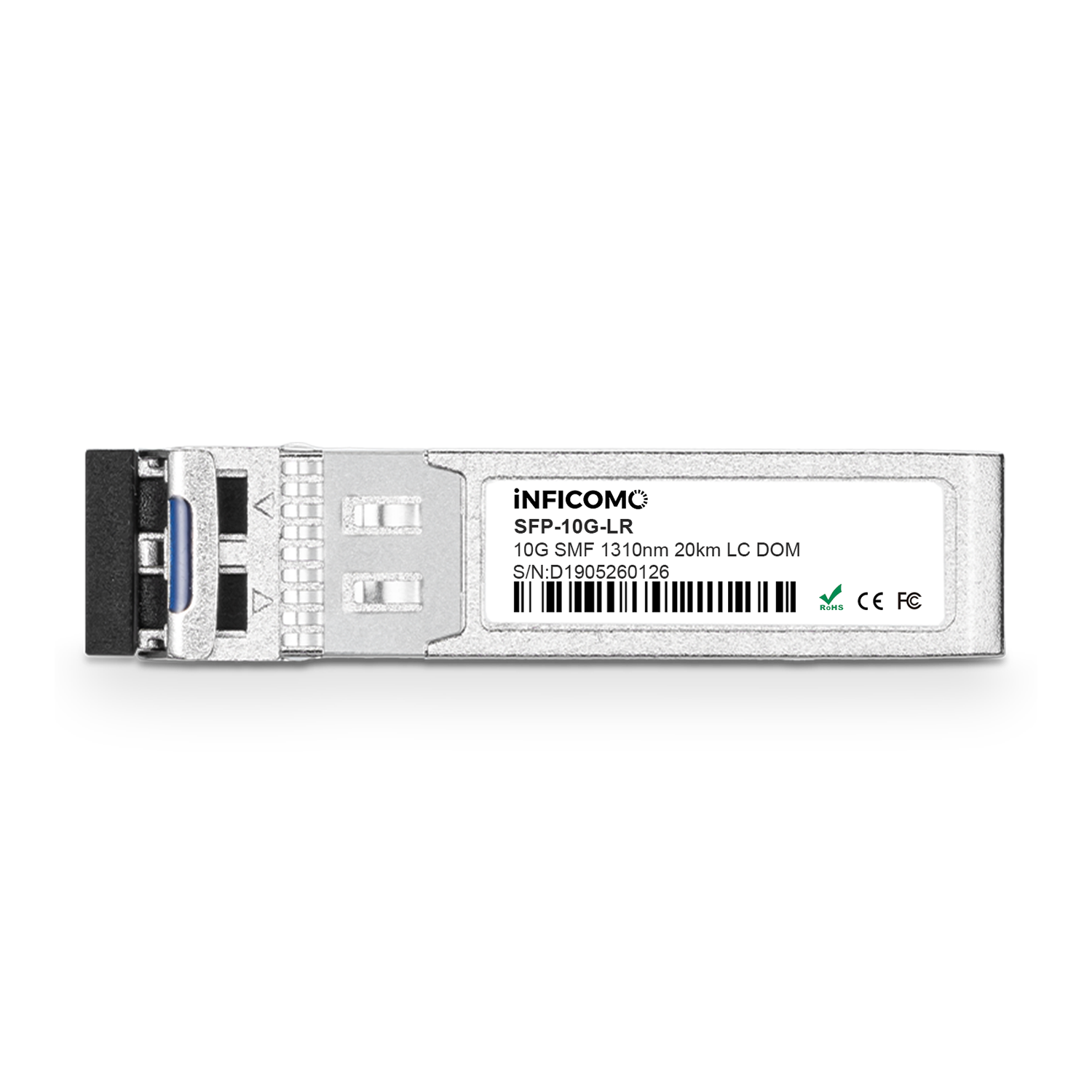Zero-Packet-Loss SFP+ Module 10G LR 20km Optical Transceiver 1310nm LC Connector SFP-10G-LR