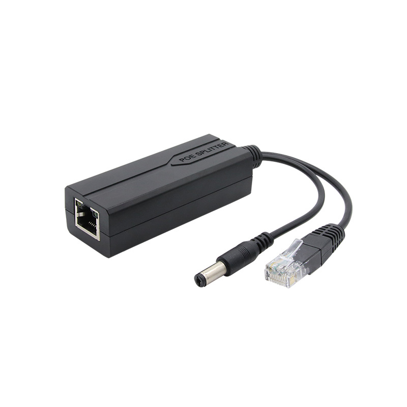 10/100/1000Mbps Standard 48V to 12V 30W Passive POE Splitter with 12 Months Warranty for CCTV System
