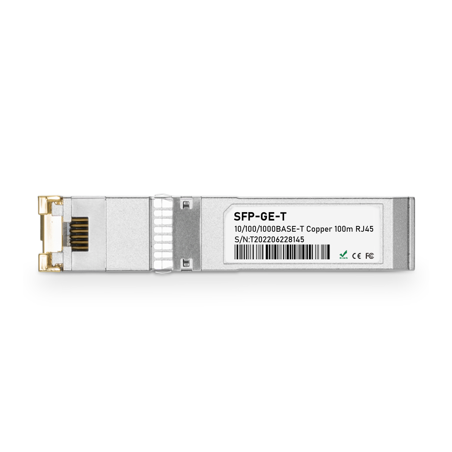 Small MOQ 10/100/1000Mbps SFP-T RJ45 SFP Transceiver Module Copper-T
