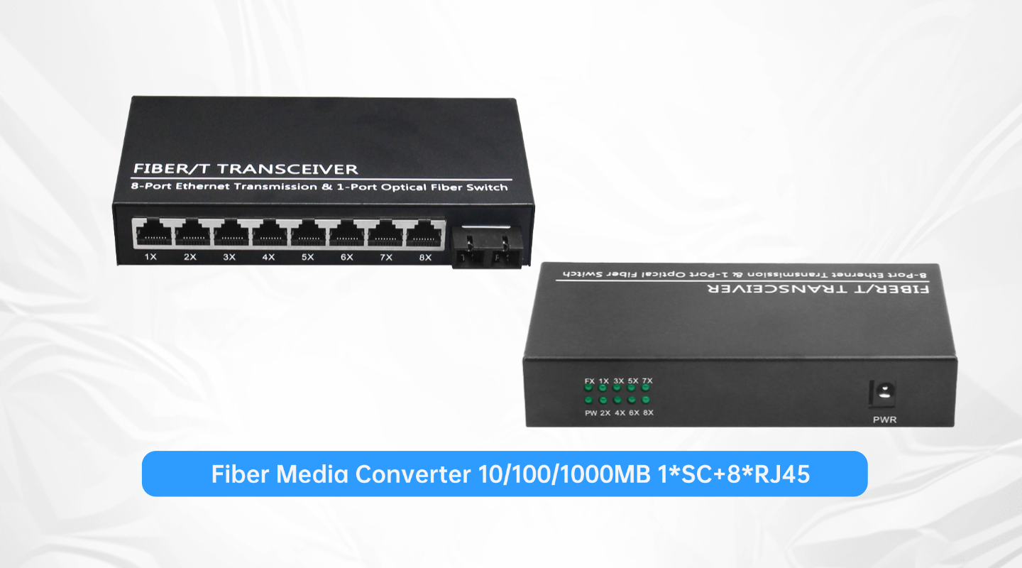 Fiber port device front view