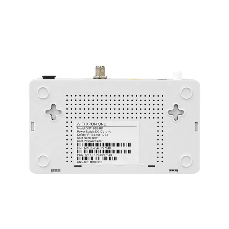 High Quality Fiber Catv Internet XPON GPON EPON ONT 1GE+CATV XPON ONU
