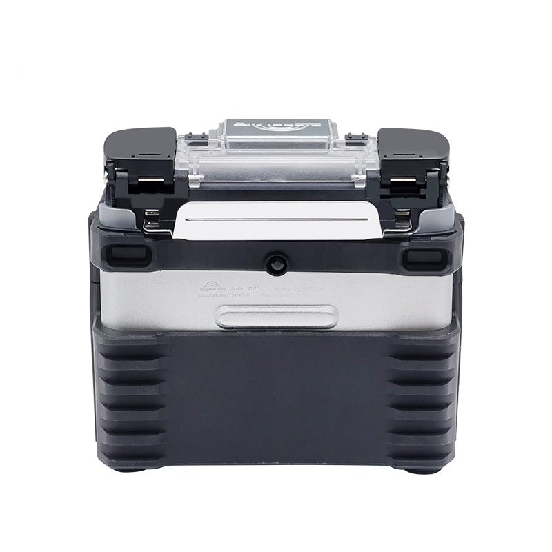 AI-7C FTTH Fiber Fusion Splicer Six-motor Auto Focus 1260-1650nm Wavelength 8s Splicing Time 7800mAh Battery 18-Month Warranty
