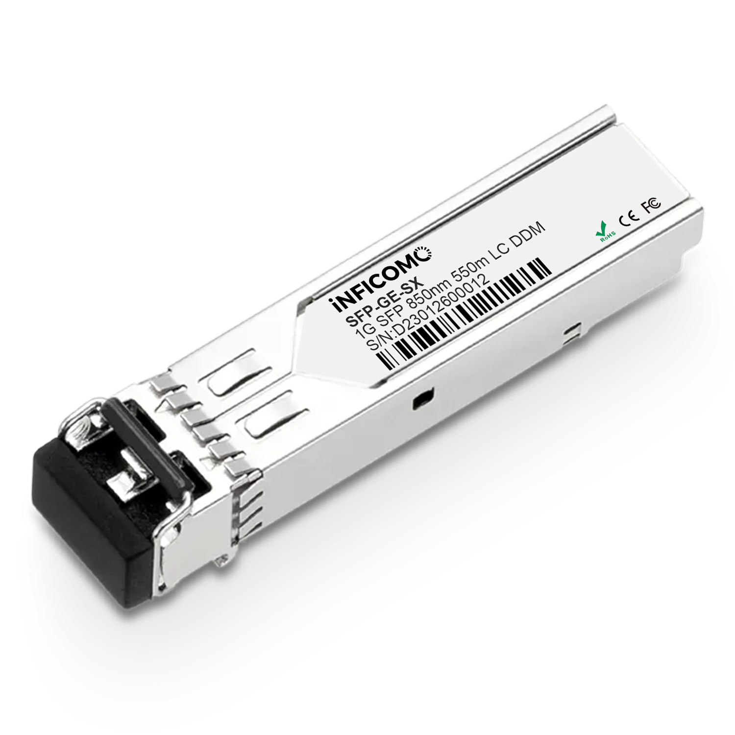 Fast Turnaround 1.25G SFP-SX SFP Module 1000BASE-SX/LX Compatible 850nm 550m MMF Fiber Optic Transceiver