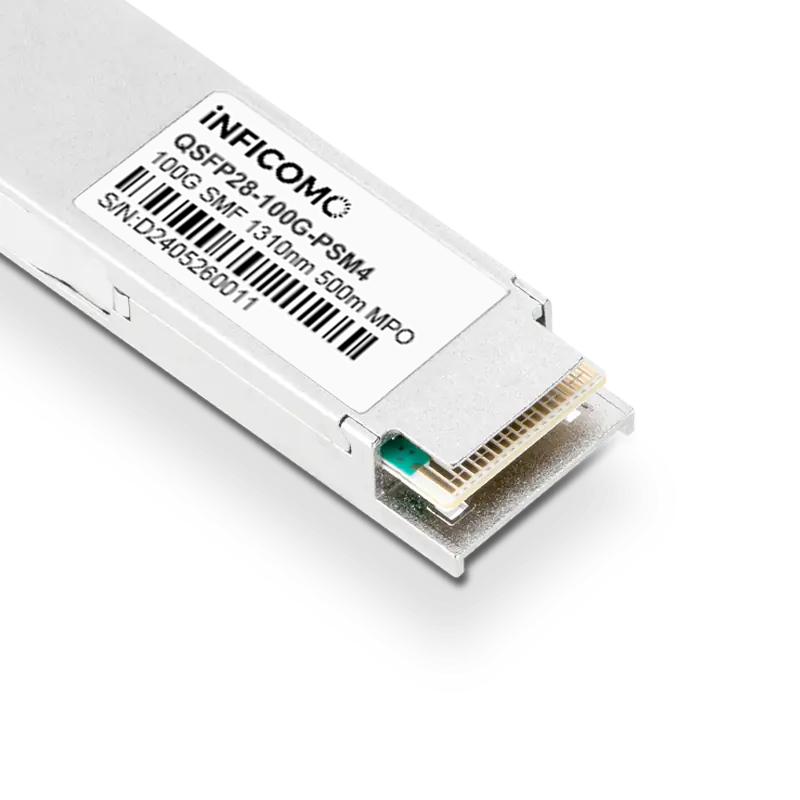 Optical Transceiver Module Compatible 100GBASE PSM4 QSFP MPO 1310nm 500m Over SMF QSFP-100G-PSM4-S