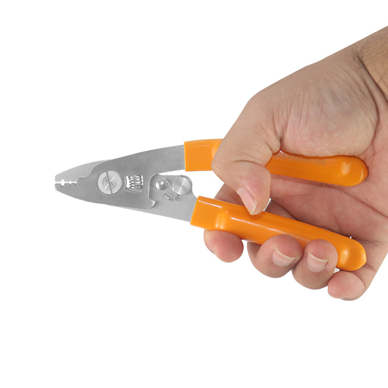 Extremely Durable CFS-3 Fiber Optic Miller Clamp 3 Hole Fiber Stripping Tool CFS-3 Optical Drop Cable Stripper