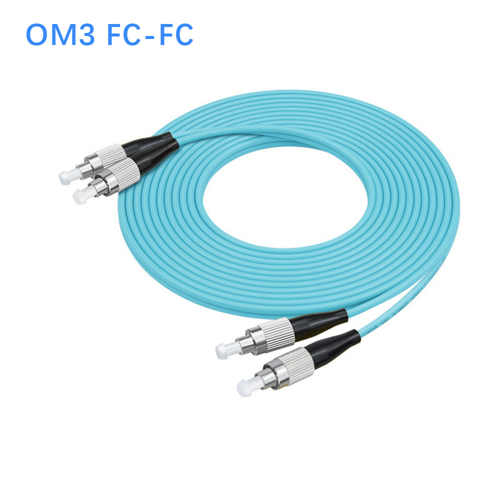 OEM Fiber Patch Cords All Connector (SC/LC/FC/ST) Custom Lengths Fast Shipping OM3 Multimode Dual-fiber FTTH PVC/LSZH