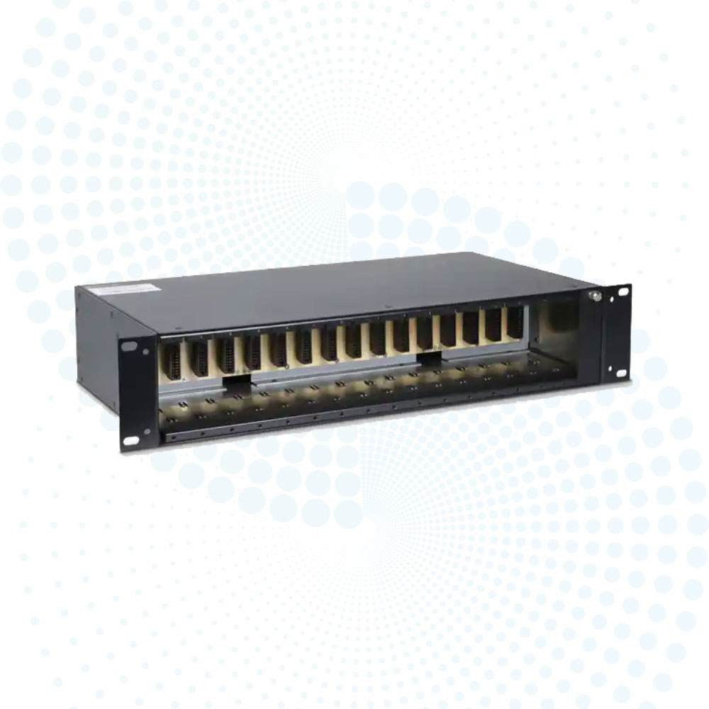 Reliable Quality 16 Port Slots 2U Rack Mount Fiber Media Converter Chassis