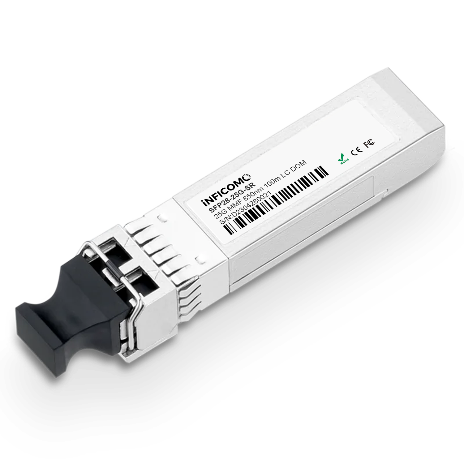 25G SFP28 SR 100m OM4 DDM MMF 850nm Fiber Optic Transceiver