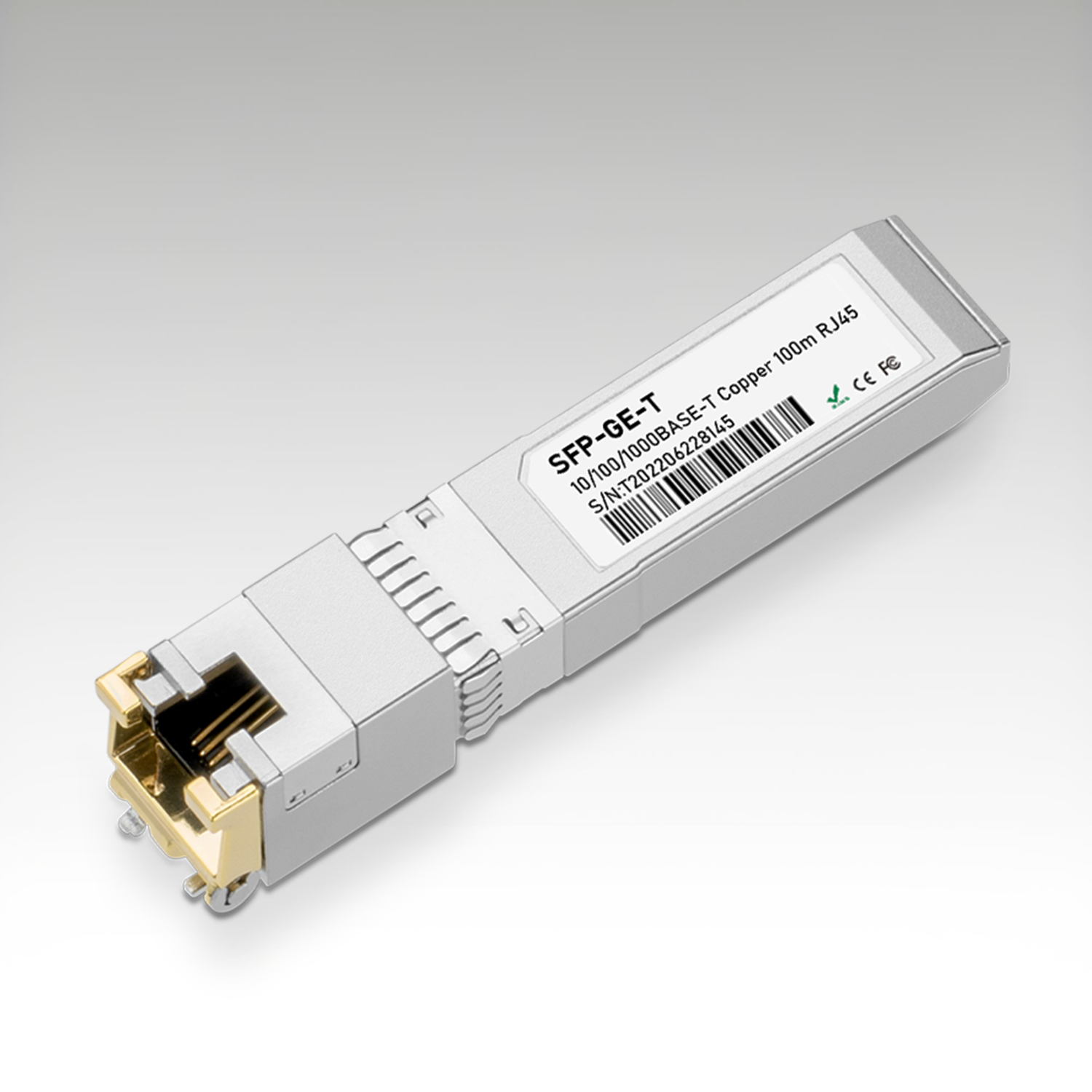 Small MOQ 10/100/1000Mbps SFP-T RJ45 SFP Transceiver Module Copper-T