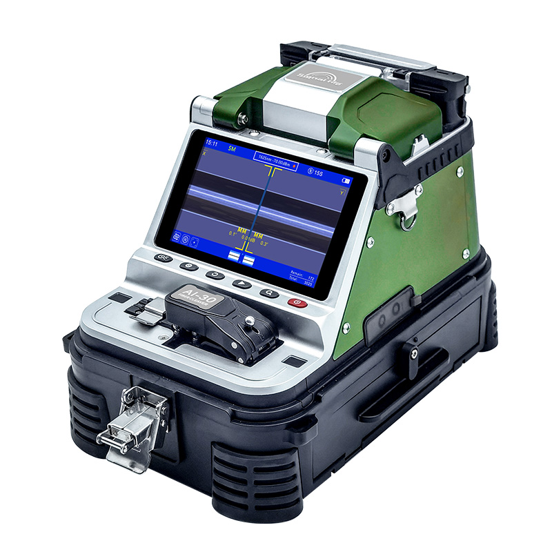 AI-20 Automatic Fiber Optic Fusion Splicer for FTTH 1260-1650nm Wavelength 5s Splicing Time
