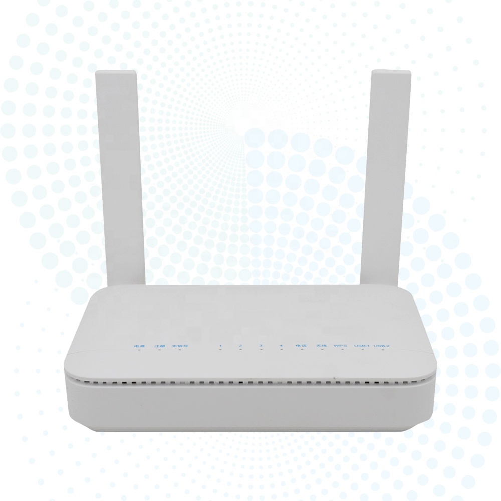 F6610M WiFi 6 GPON ONU 4GE+1TEL+2USB Dual Band AX3000 XPON ONT English Firmware Modem for FTTH Solution