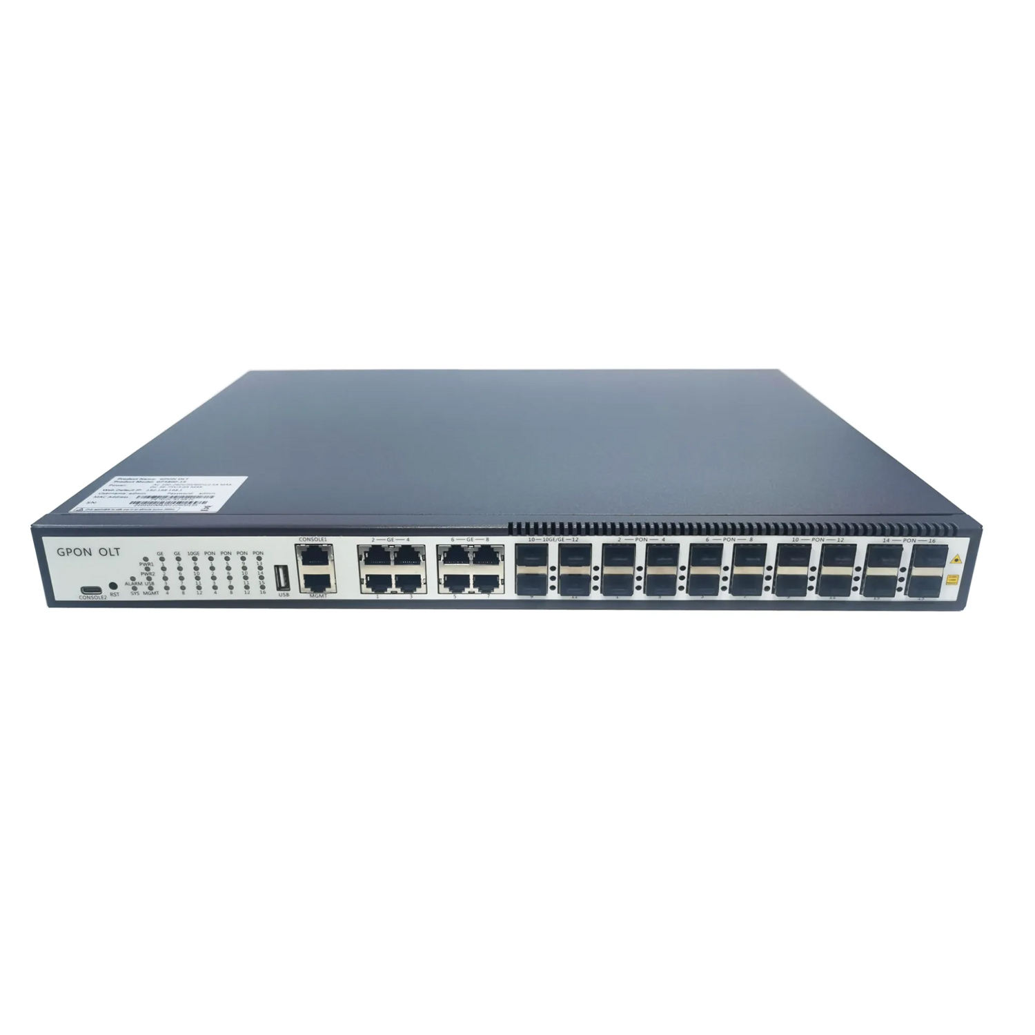 Intelligent 16 Ports Olt Gpon Olts Optical Line Terminal Compatible with GPON XPON ONU