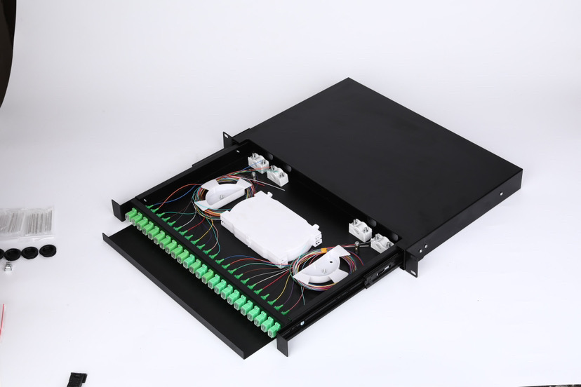 Fiber Optic Patch Panel Inside View
