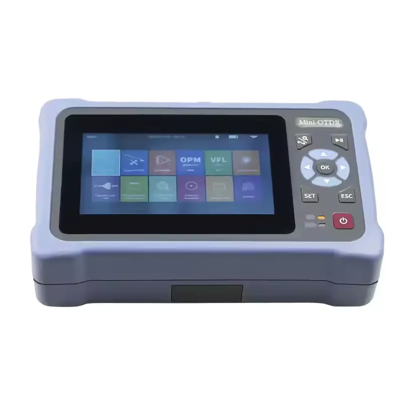 FTTH NK4000D 100km Handheld Multifunction Mini OTDR 1310/1550nm Fiber Optic Tester G.652 SM FC/UPC Connector 173x109x45mm 0.5kg