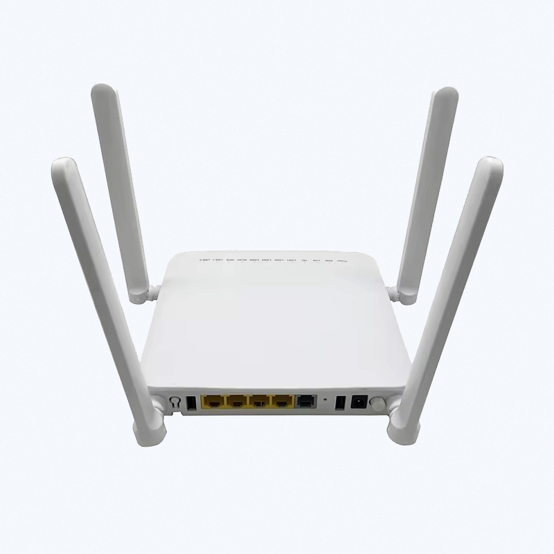 F680 4GE+1POT+2USB+Dual Band 2.4G&5G WIFI 4 Antennas 5bdi Router with English Version for FTTH
