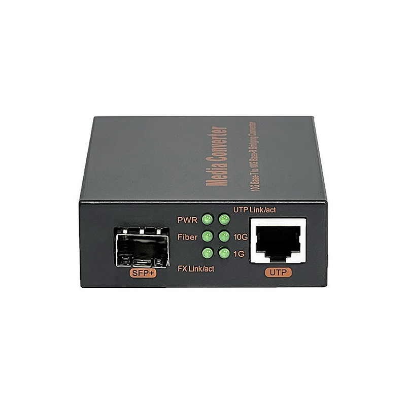 Durable and Rugged 1/2.5/10GB SFP to SFP+ and RJ45 Fiber Media Converter up to 100Km