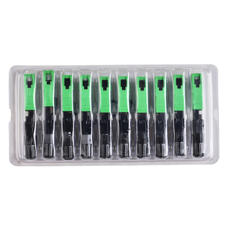 Fast Connector SC APC Drop Cable SM Fiber Optic Quick & Fast Connector with 5-Year Warranty