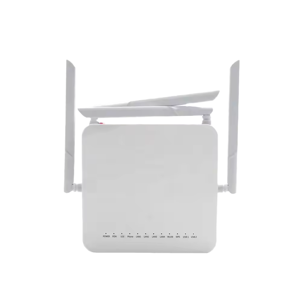 F680 4GE+1POT+2USB+Dual Band 2.4G&5G WIFI 4 Antennas 5bdi Router with English Version for FTTH