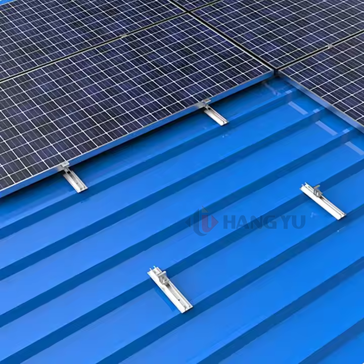 Wholesale Mini Rail Solar Panel Mounting System Aluminum Profile Racking For Metal Roof Easy Installation Solar Module