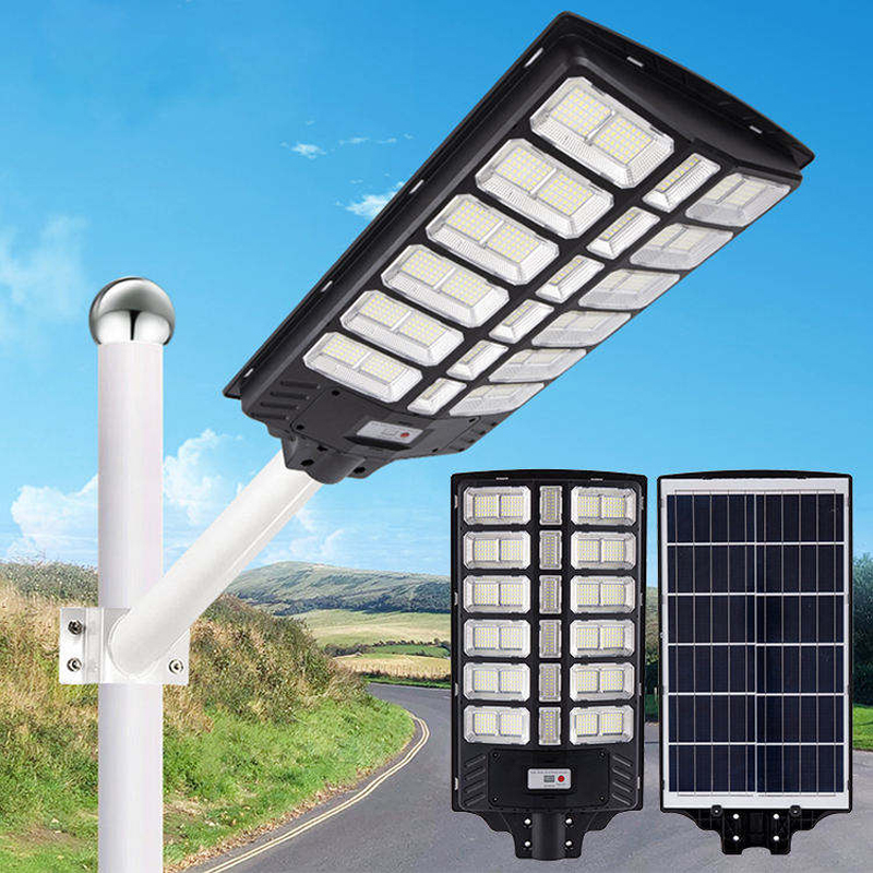 Hot Sale All-in-One 800w-1200w LED Solar Street Light Waterproof IP65 for Outdoor Parks ABS Material for Roads
