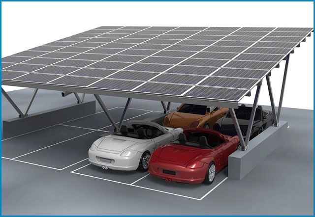 Aluminum Solar Carport TP-AC02 Details