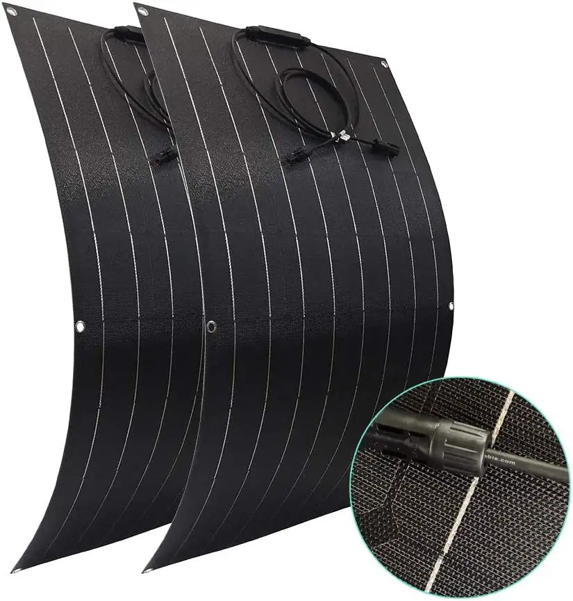 100W 200W 300W 400W 450W Flexible Solar Energy Panel 24V Semi-Flexible Thin Film Solar Panel