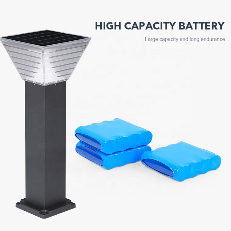 Aluminum Solar Powered Pathway Light 5W Outdoor Landscape Light IP65 Waterproof Solar Bollard Light