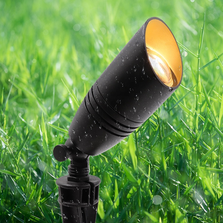 Landscape Lighting Low Voltage Decorative Spike Light Black Waterproof 12V Outdoor Up Tree Garden Lawn Spotlights