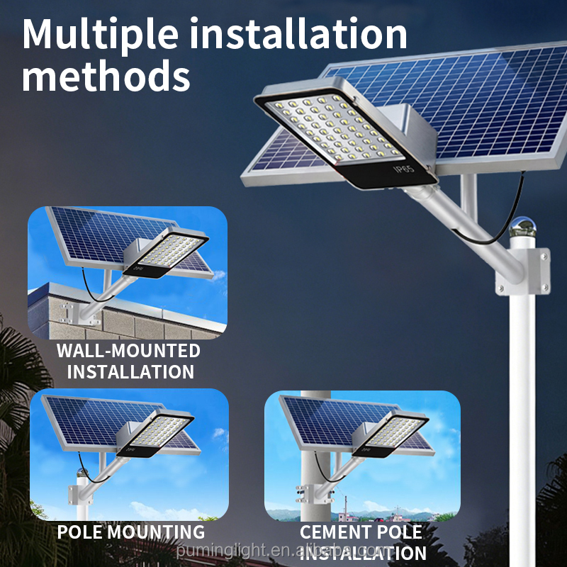 LED Solar Courtyard Light With Built-in 35000mAh Battery, IP65 Protection Rating, Integrated Remote Control, And CE Certified.
