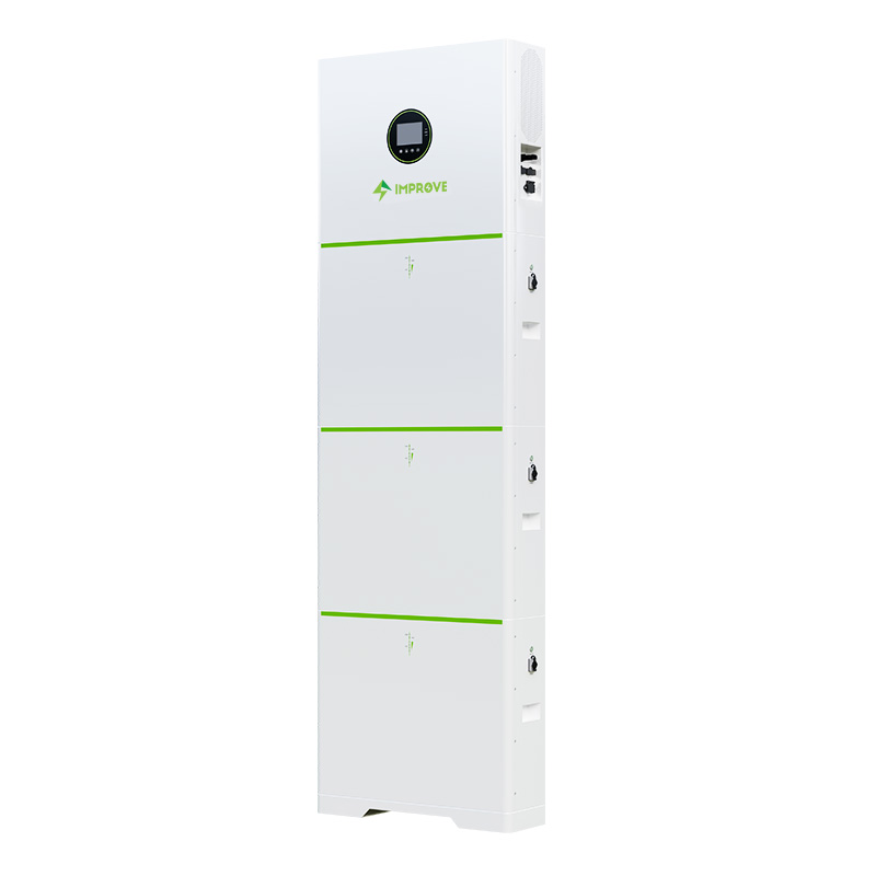 10kwh Lifepo4 Home Battery 15kwh 20kwh OEMODM Vertical Stackable Lithium Battery Pack With 5kw Inverter 48V For Solar System
