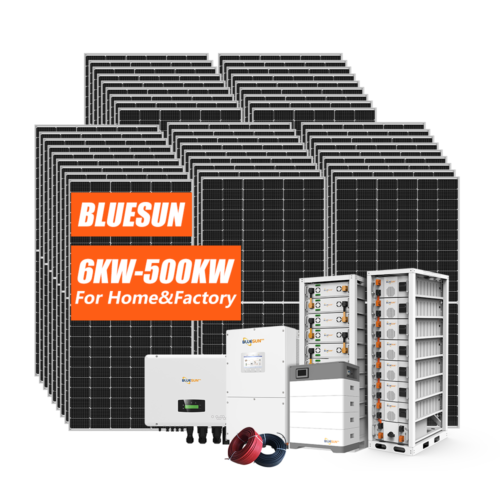Complete 5kw 10kw 12kw 15kw 20kw 30kw All In One Solar Power System Hybrid Energy System Solar Battery House System