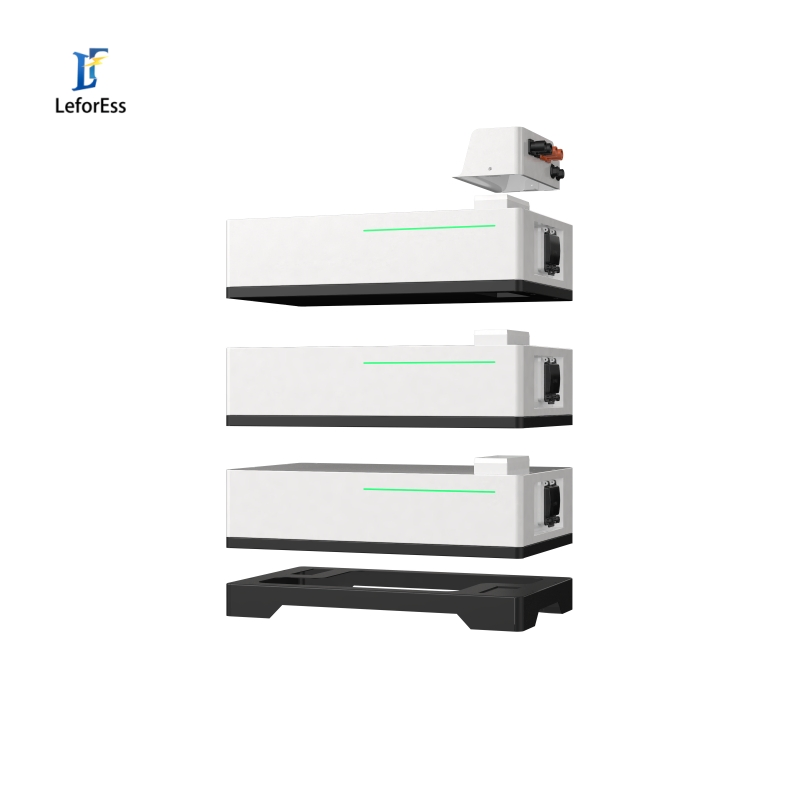 High Efficiency 5kwh to 50kwh Stackable Solar Battery Storage System for Villa and Office Power